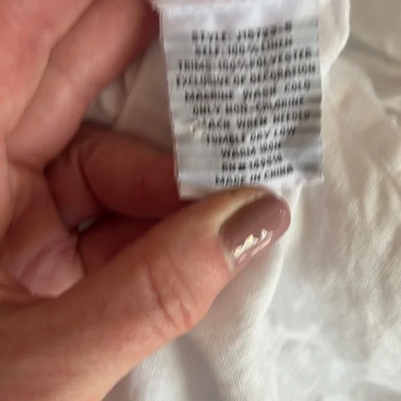 NWT JOHNNY WAS 💯 linen embroidered blouse. - Picture 11 of 11